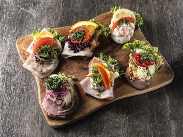 10 stk. 2 lags smørrebrød