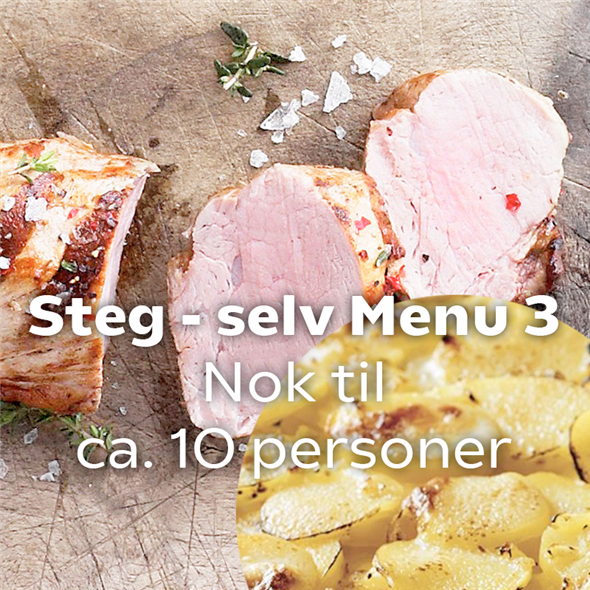 Steg selv menu - menu 3